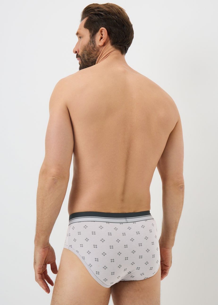5 Pack Mono Patterned Briefs