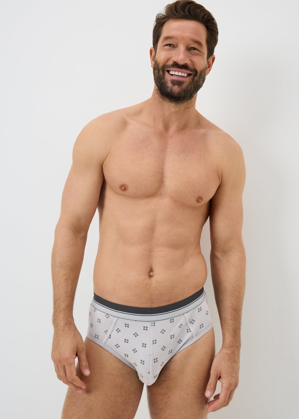 5 Pack Mono Patterned Briefs