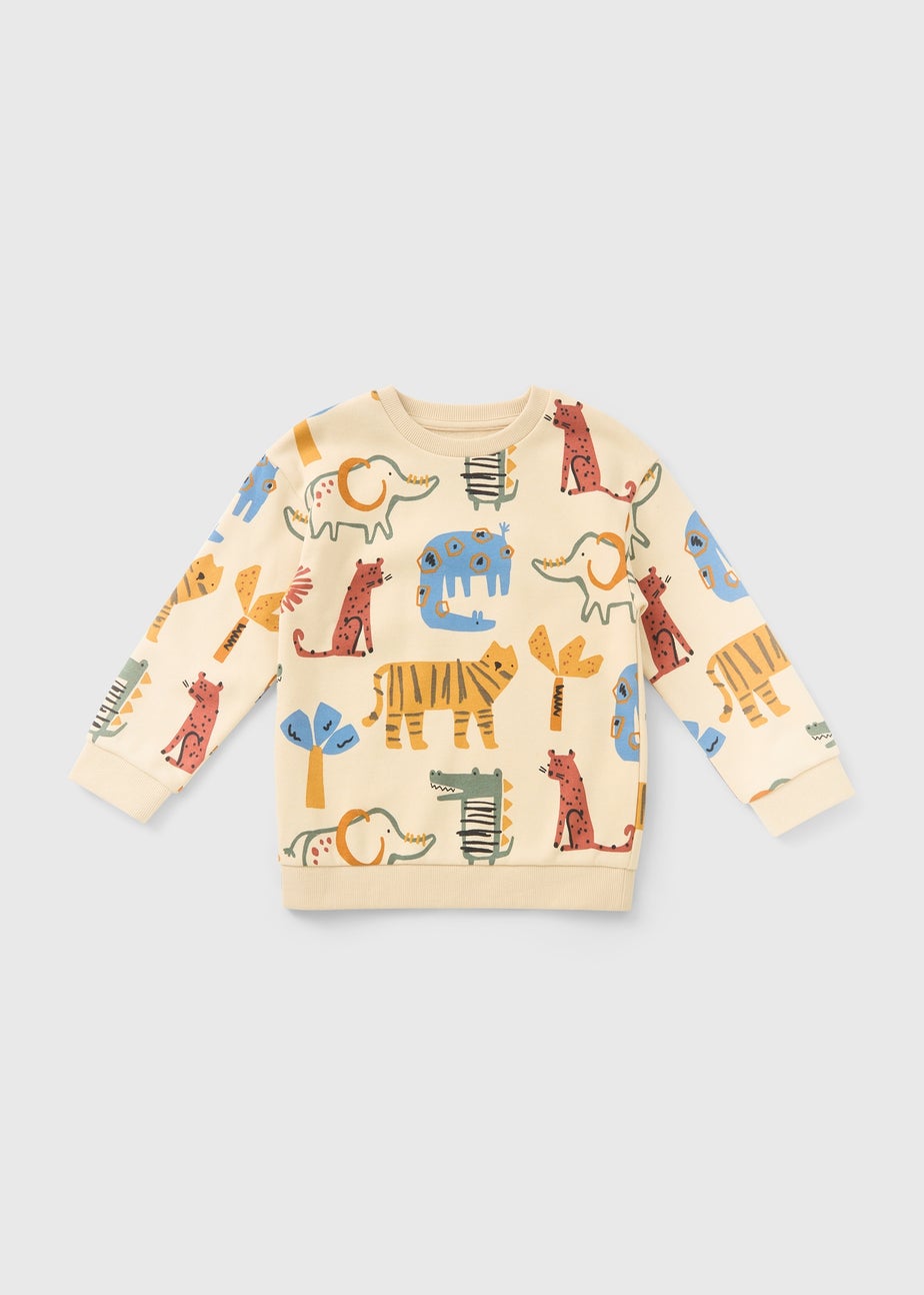 Boys Multicolour Animal Sweatshirt (1-7yrs)