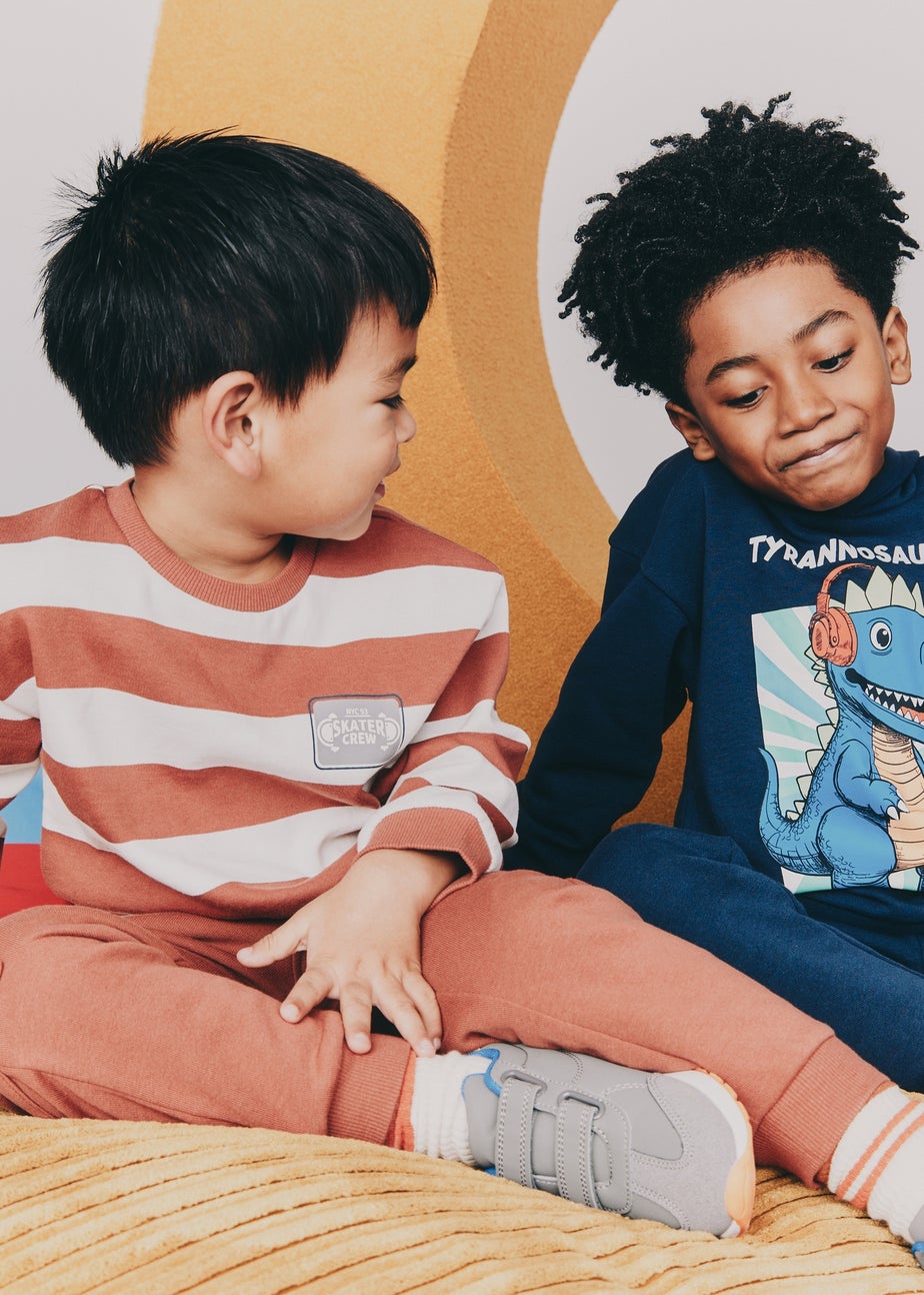 Boys Cream Stripe Jumper (1-7yrs)