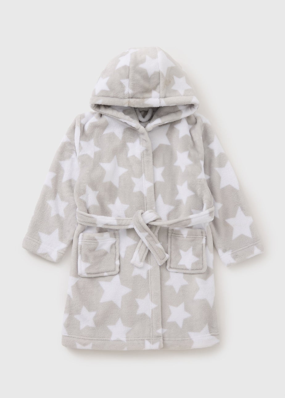 Boys Navy Star Dressing Gown (1-13yrs)