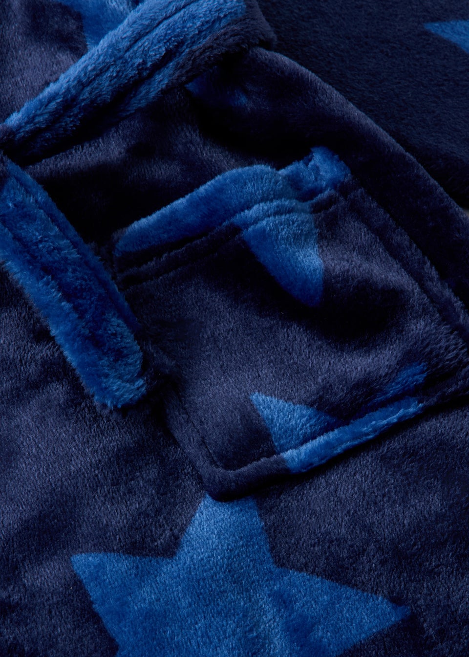 Boys Navy Star Dressing Gown (1-13yrs)