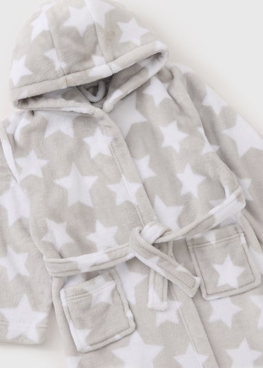 Boys Navy Star Dressing Gown (1-13yrs)