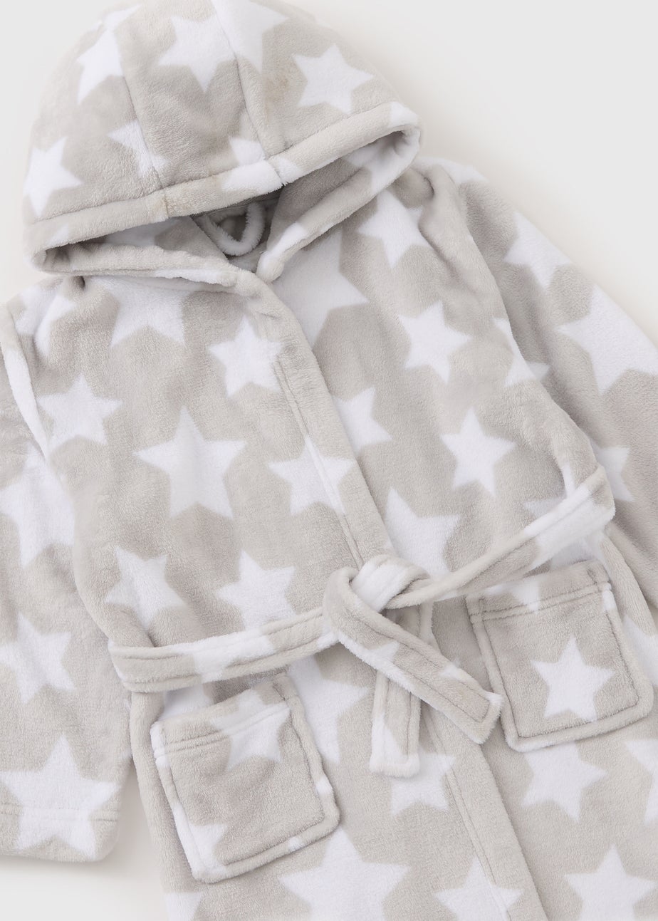 Boys Navy Star Dressing Gown (1-13yrs)