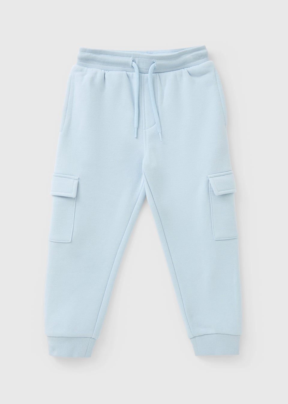 Boys Light Blue Cargo Jogging Bottoms (1-7yrs)