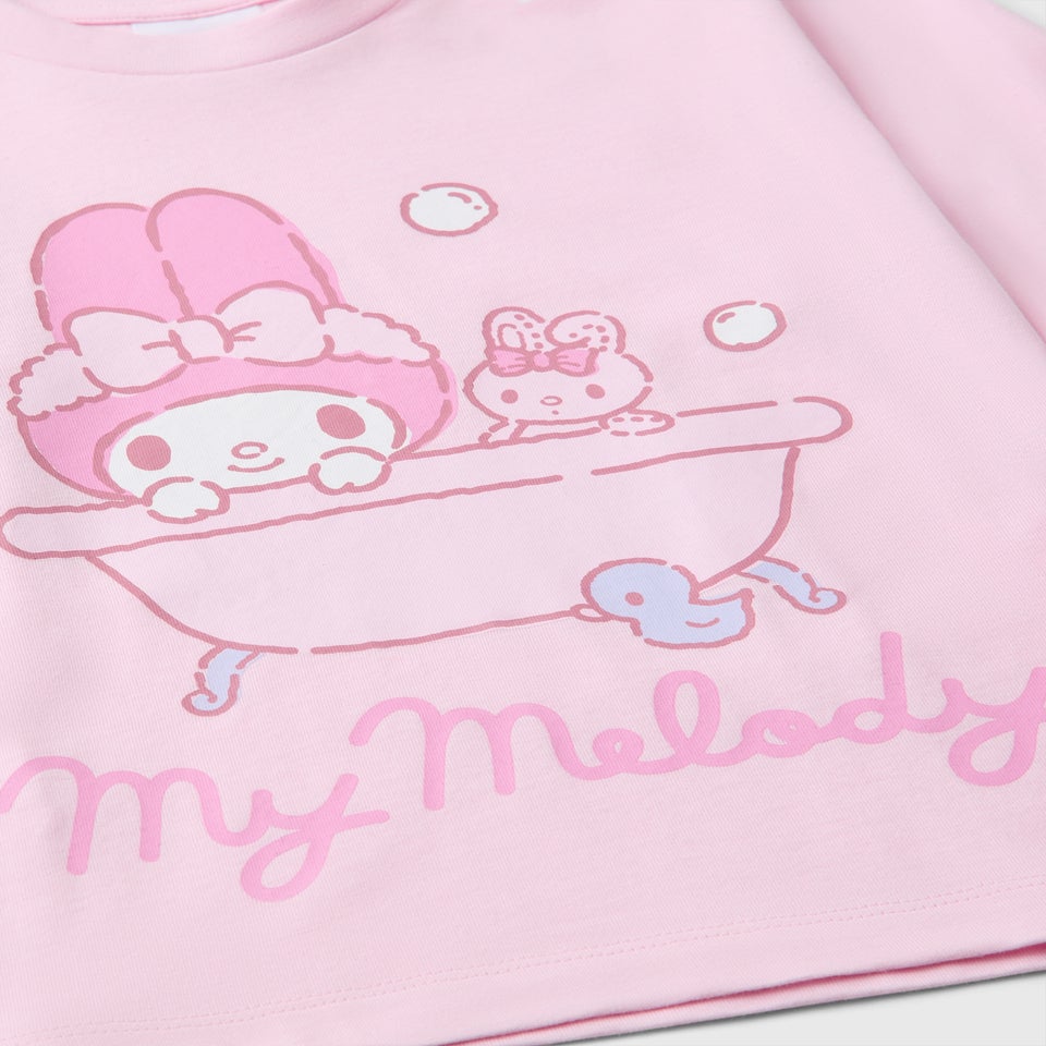 Hello Kitty Girls Pink My Melody Pyjama Set (5-13yrs)
