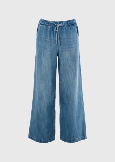 Midwash Comfort Wide Leg Jeans