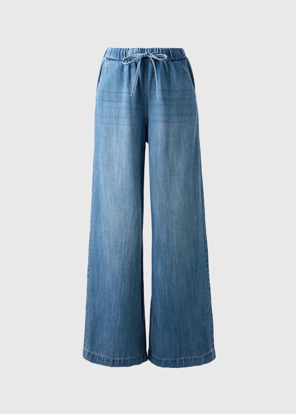 Midwash Comfort Wide Leg Jeans