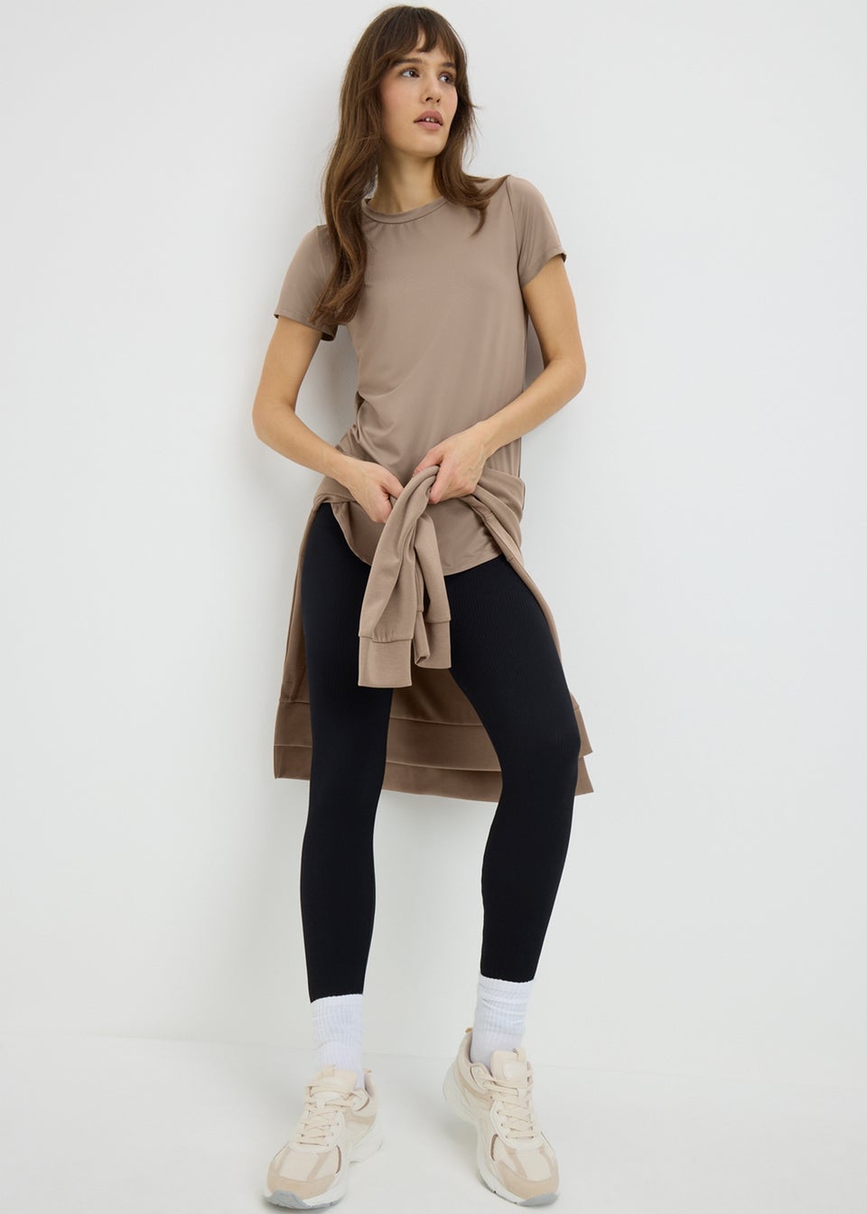 Souluxe Mink Longline Sports T-Shirt