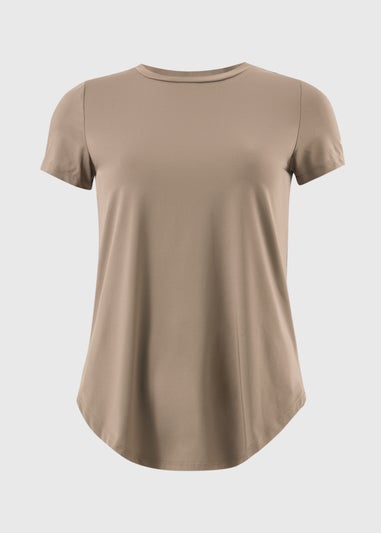 Souluxe Mink Longline Sports T-Shirt