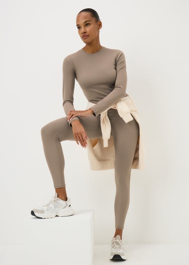 Souluxe Mink Peached Long Sleeve Top