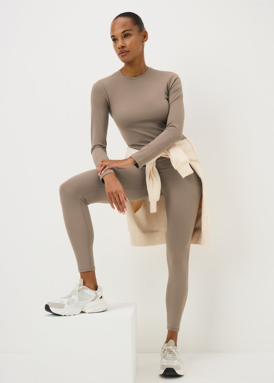 Souluxe Mink Peached Long Sleeve Top