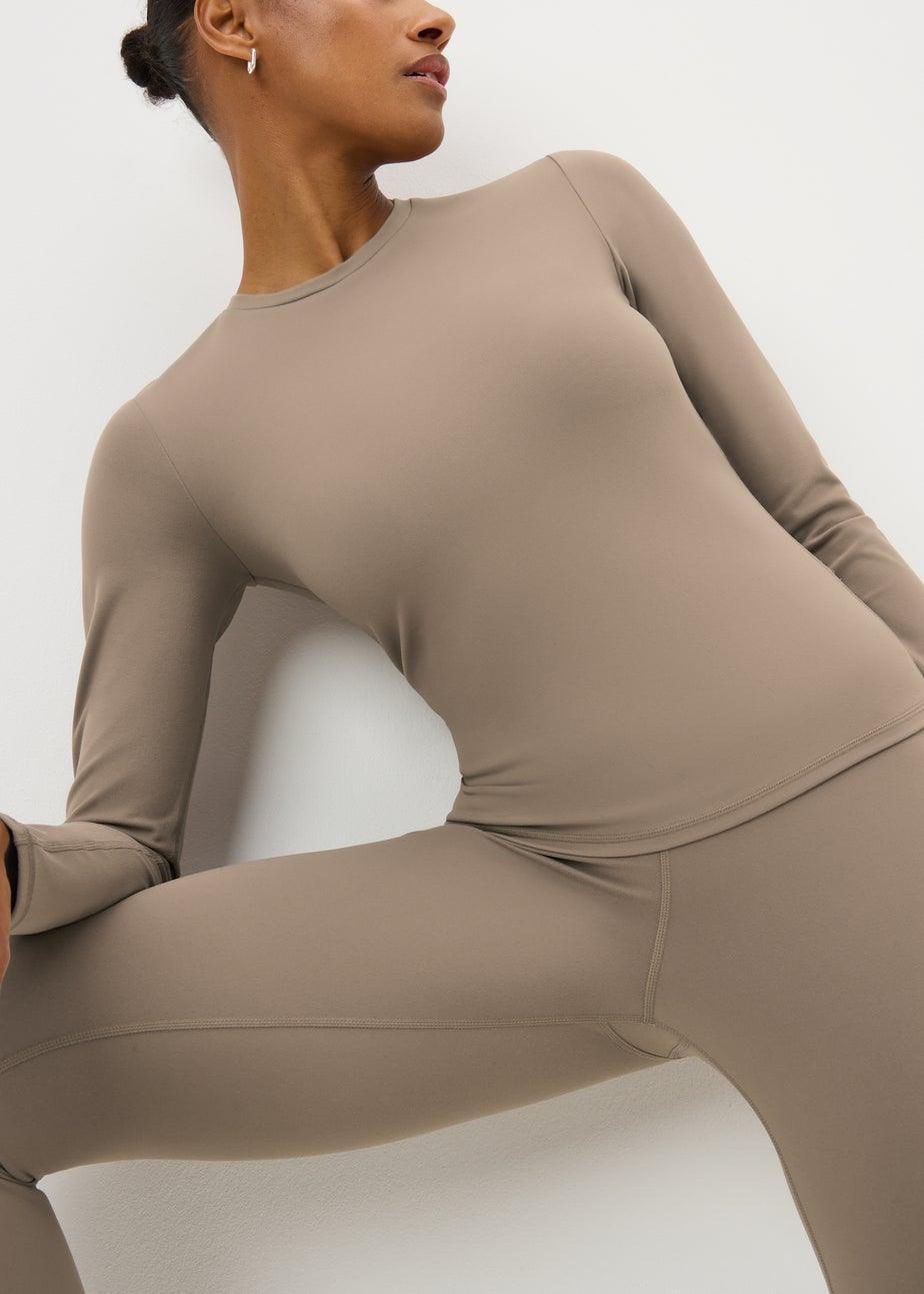 Souluxe Mink Peached Long Sleeve Top