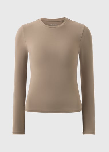 Souluxe Mink Peached Long Sleeve Top