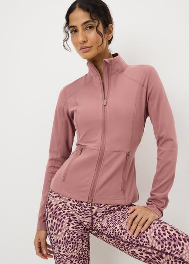 Souluxe Rose Zip Through Sports Jacket