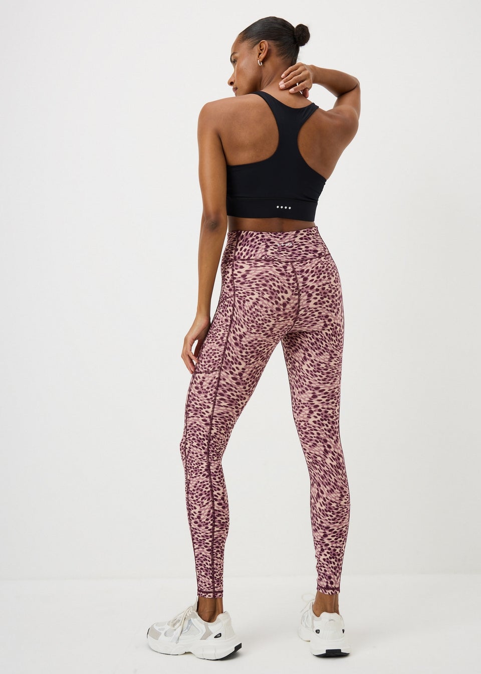 Souluxe Pink Leopard Spot Print Leggings