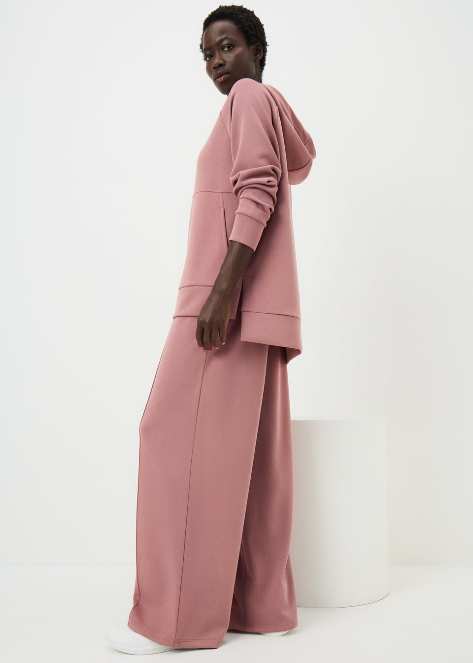 Souluxe Rose Wide Leg Jogging Bottoms