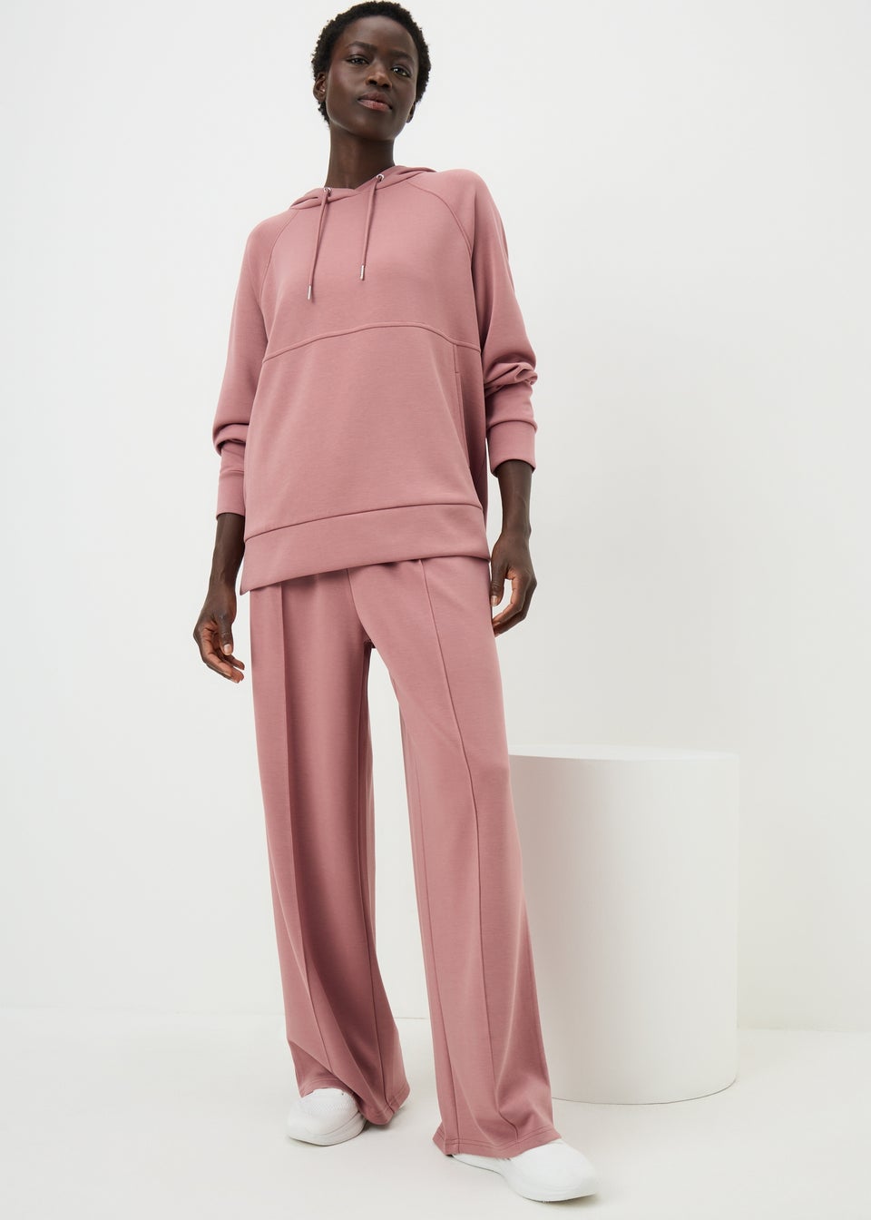 Souluxe Rose Wide Leg Jogging Bottoms