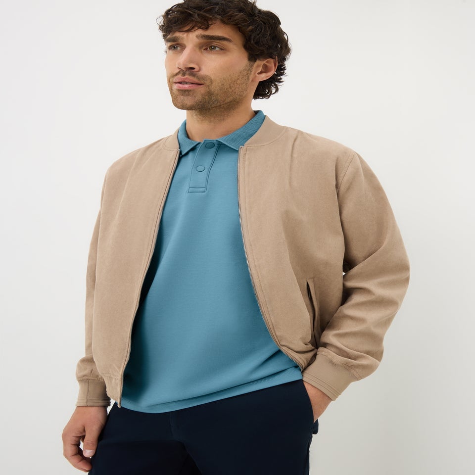 Blue Tipped Polo Top