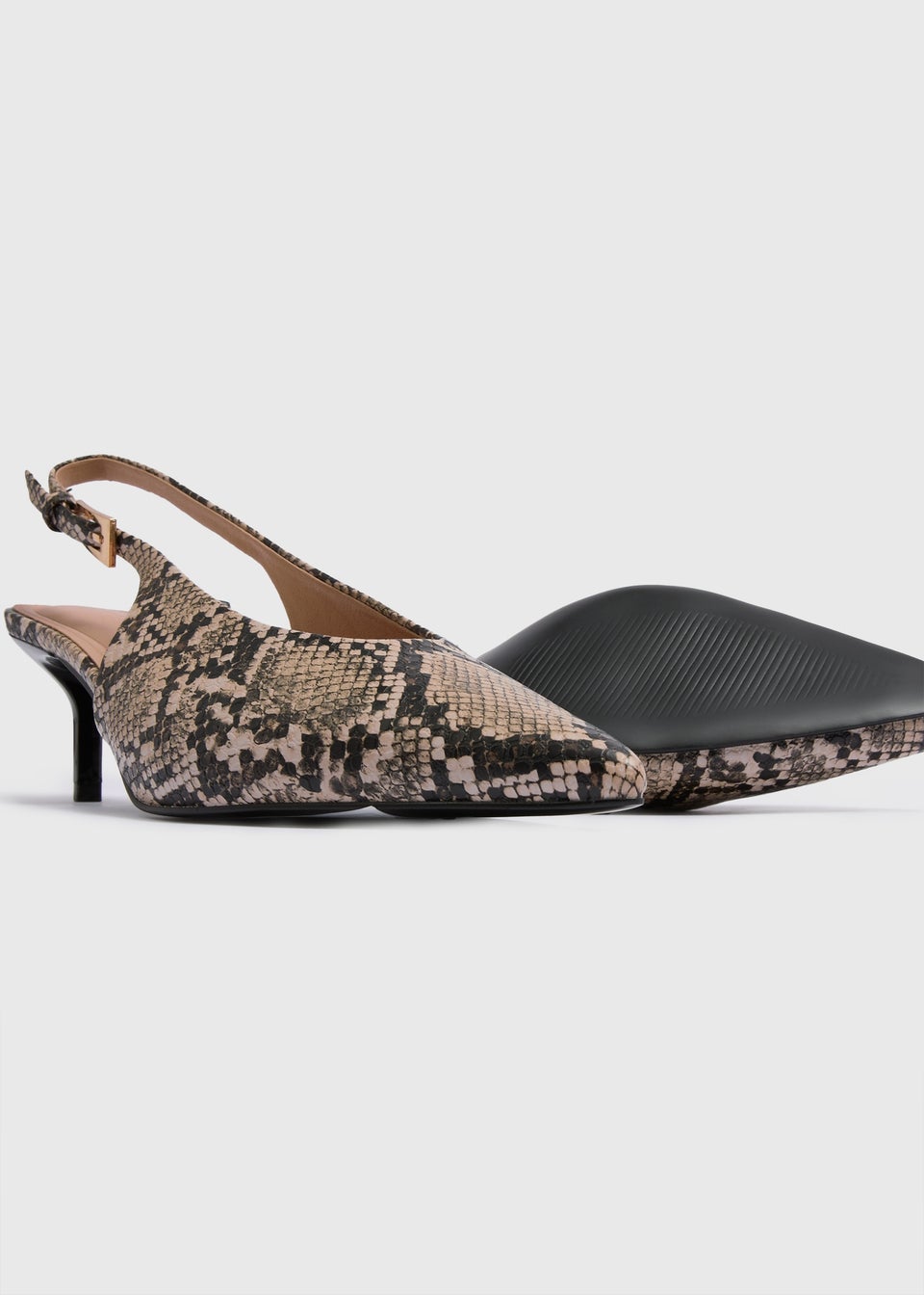 Snake High Vamp Point Heels