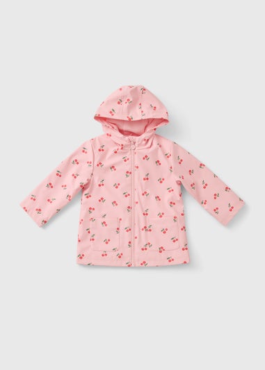 Girls Pink Cherry Mac (1-7yrs)