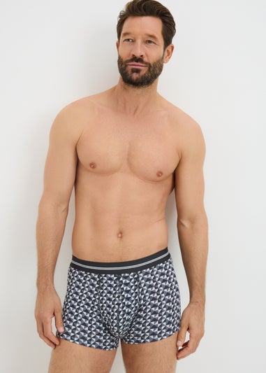 5 Pack Mono Geometrical Print Hipsters