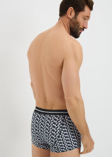 5 Pack Mono Geometrical Print Hipsters