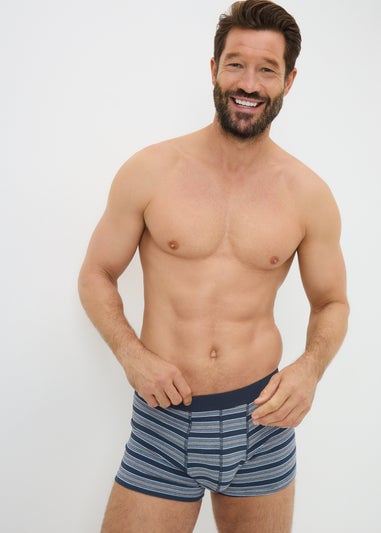 5 Pack Navy Stripe Spot Hipsters