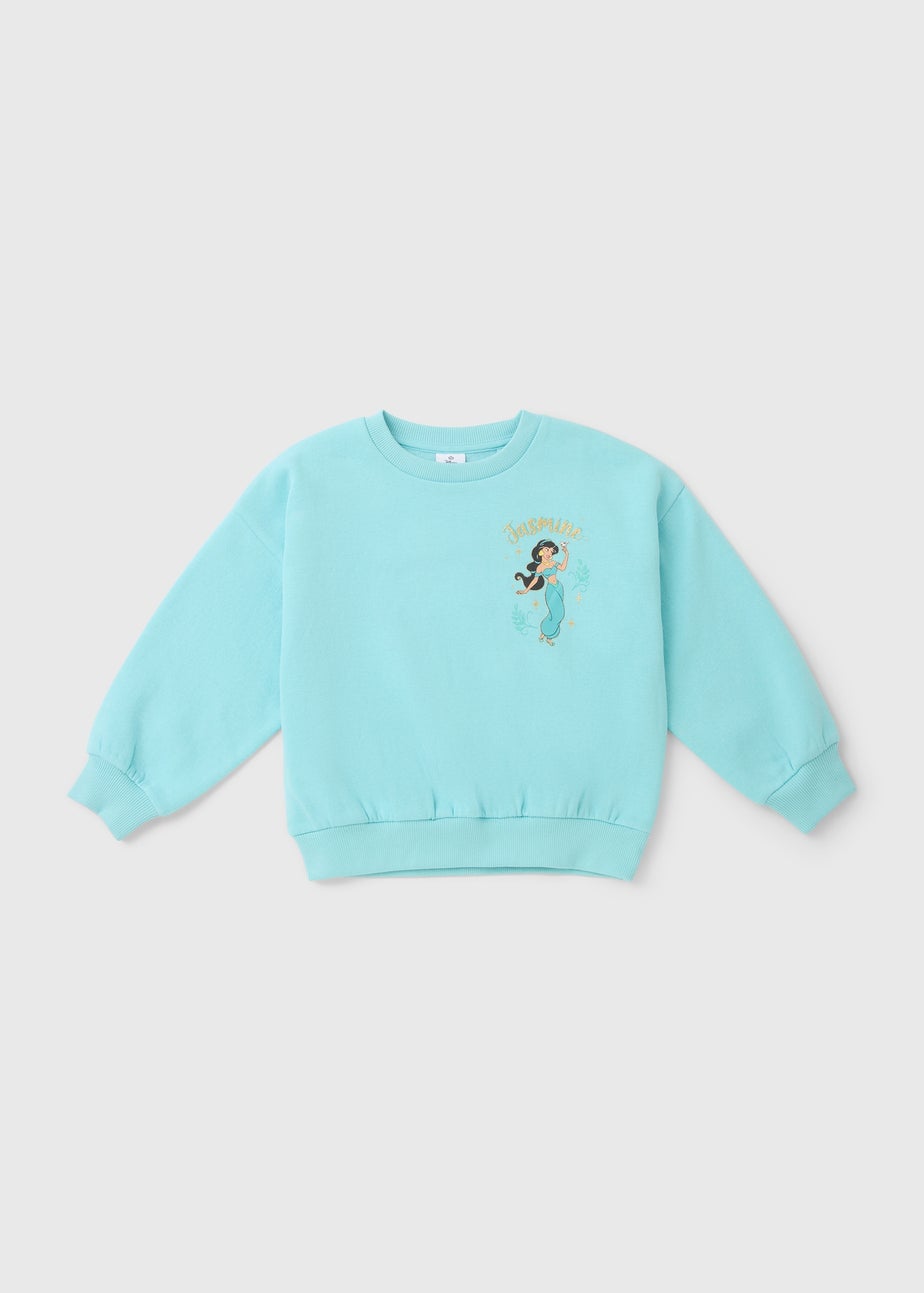 Disney Girls Blue Jasmine Sweatshirt (3-8yrs)