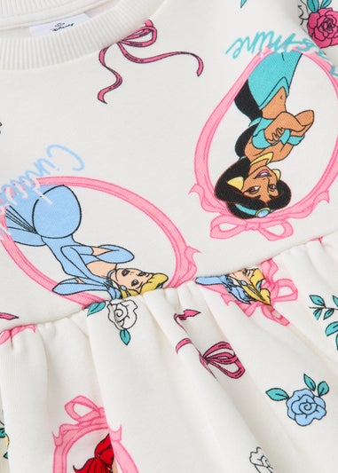 Disney Girls Cream Princess Sweater Dress (3-8yrs)