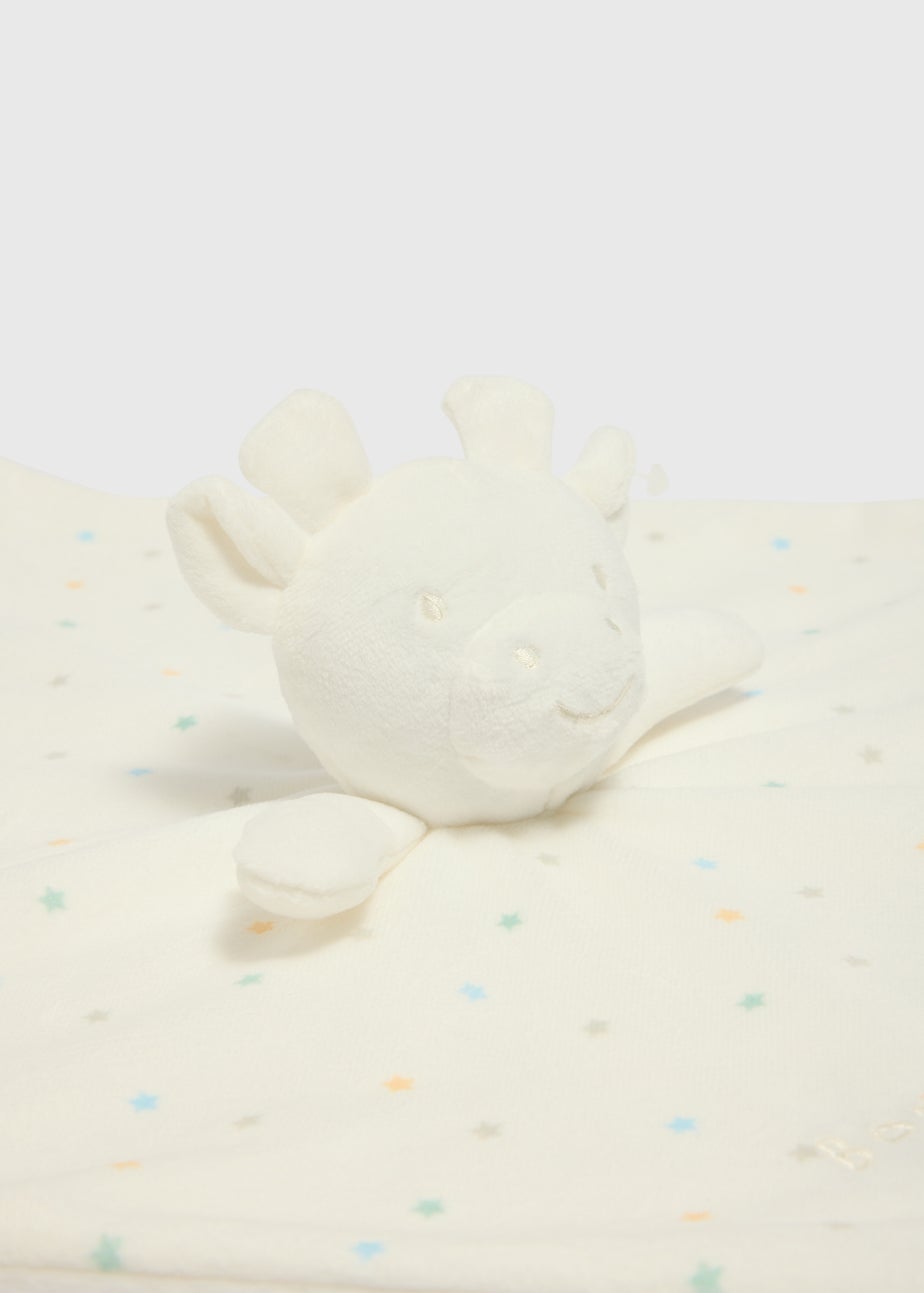 Baby White Born In 2026 Giraffe Comforter