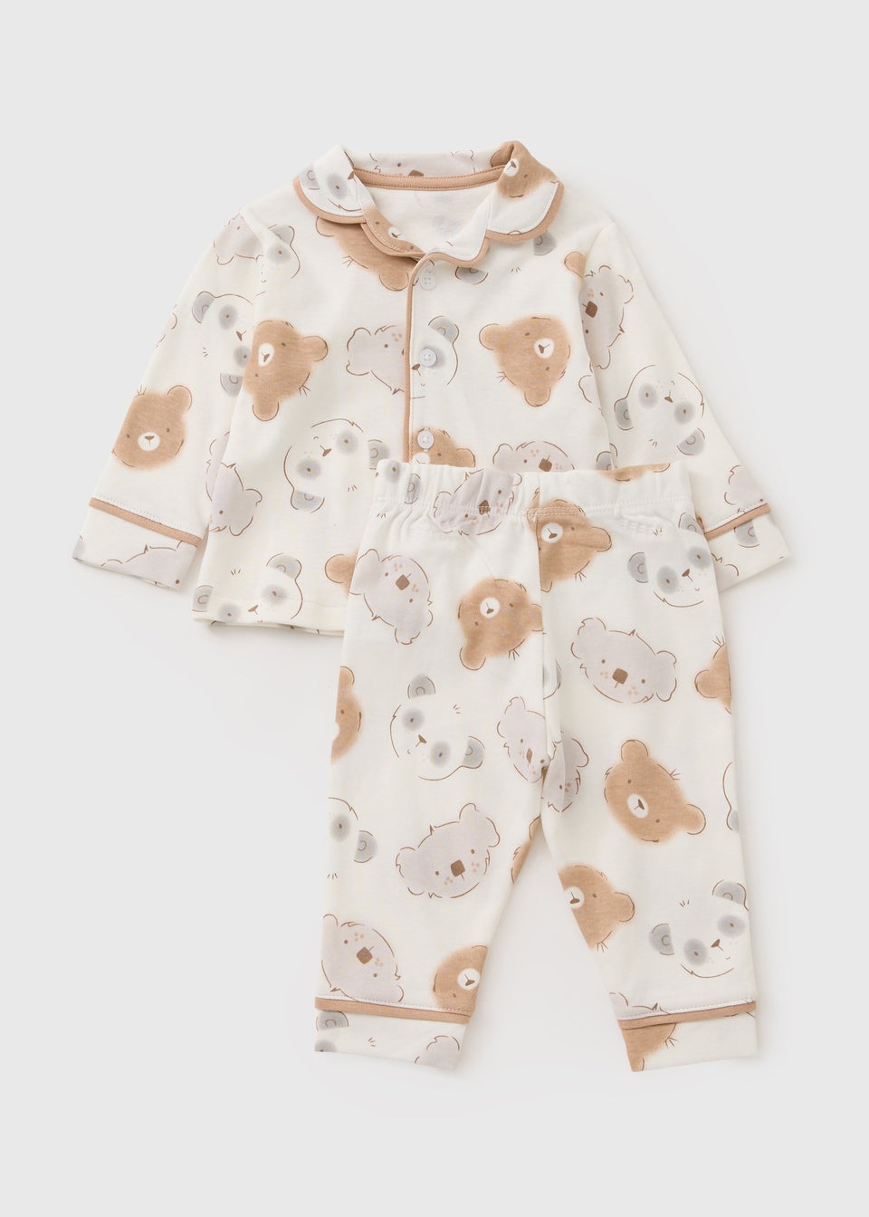 Baby Unisex White Pyjama Set (Newborn-23mths)