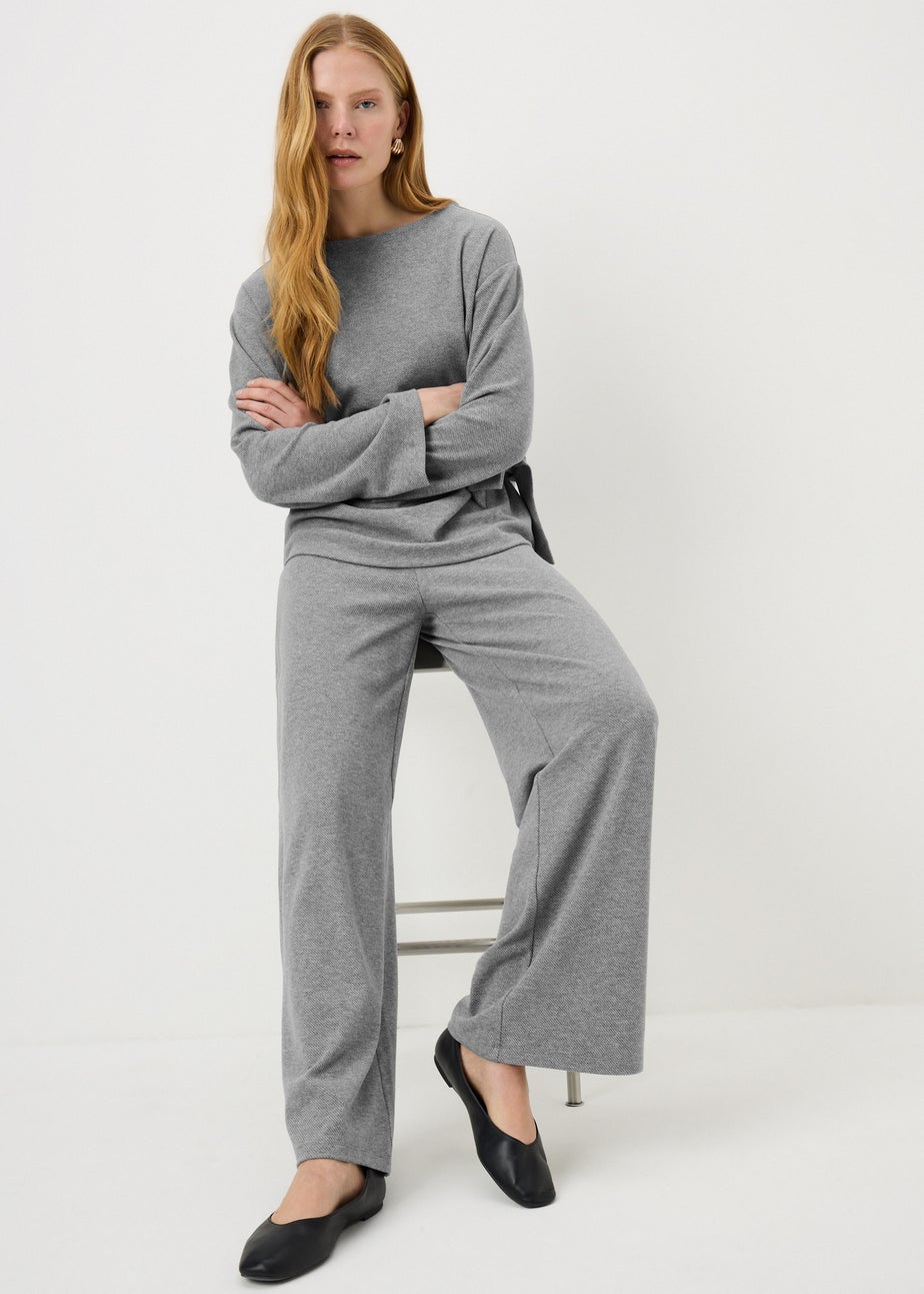 Grey Soft Touch Co Ord Trousers
