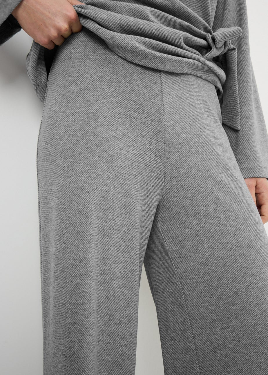 Grey Soft Touch Co Ord Trousers