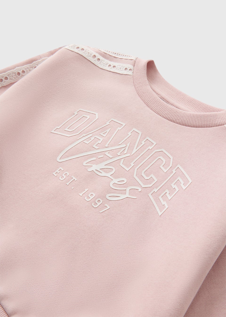 Girls Pink Dance Sweatshirt (7-15 Years)