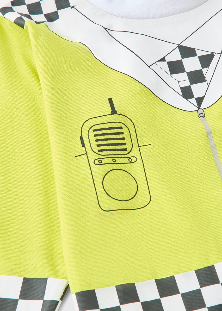 Boys Yellow Police Pyjama Set (1-7yrs)