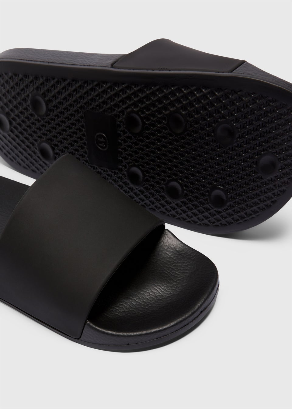 Black Comfort Sliders