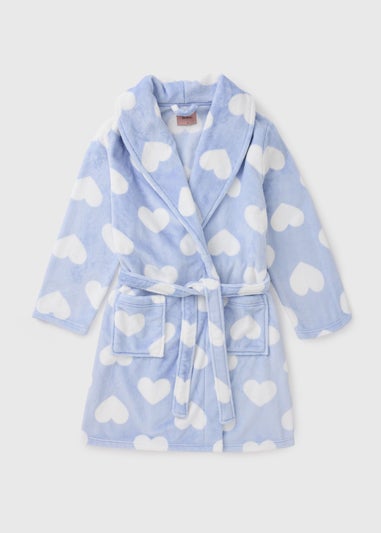 Blue Heart Dressing Gown