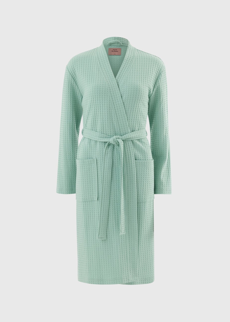 Green Waffle Dressing Gown