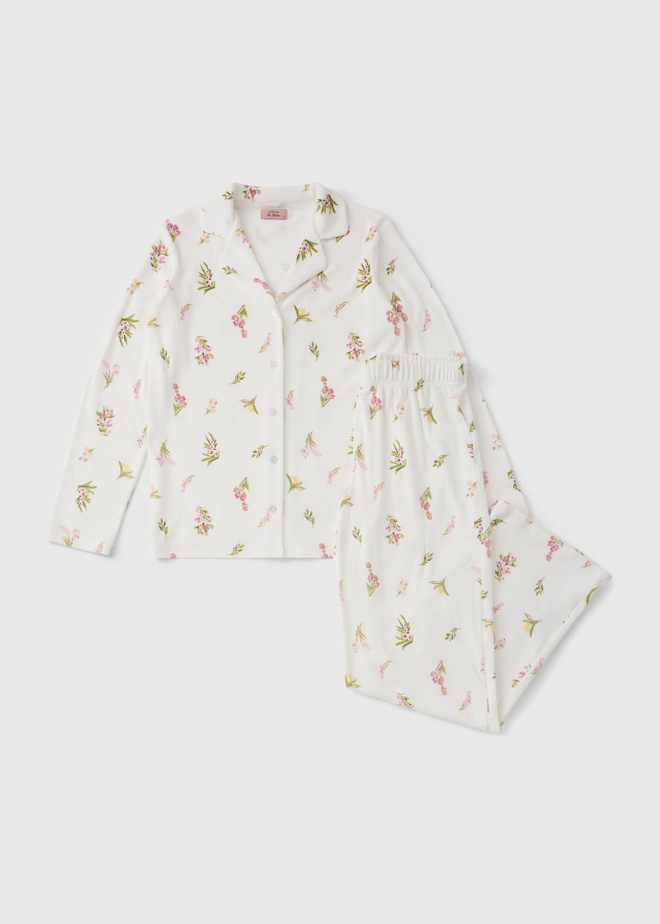 Cream Ditsy Island Pyjama Set