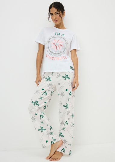 The Traitors White Faithful Long Pyjama Set