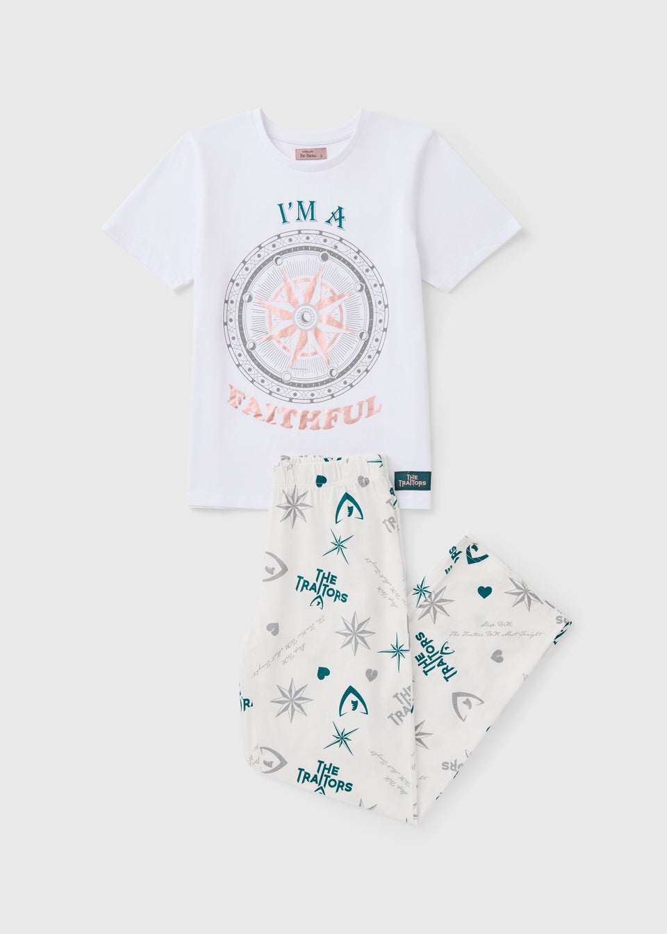 The Traitors White Faithful Long Pyjama Set