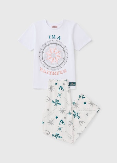 The Traitors White Faithful Long Pyjama Set