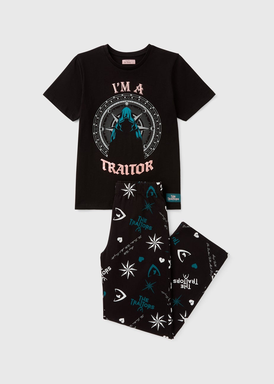 The Traitors Black Traitor Long Pyjama Set