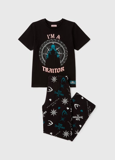 The Traitors Black Traitor Long Pyjama Set