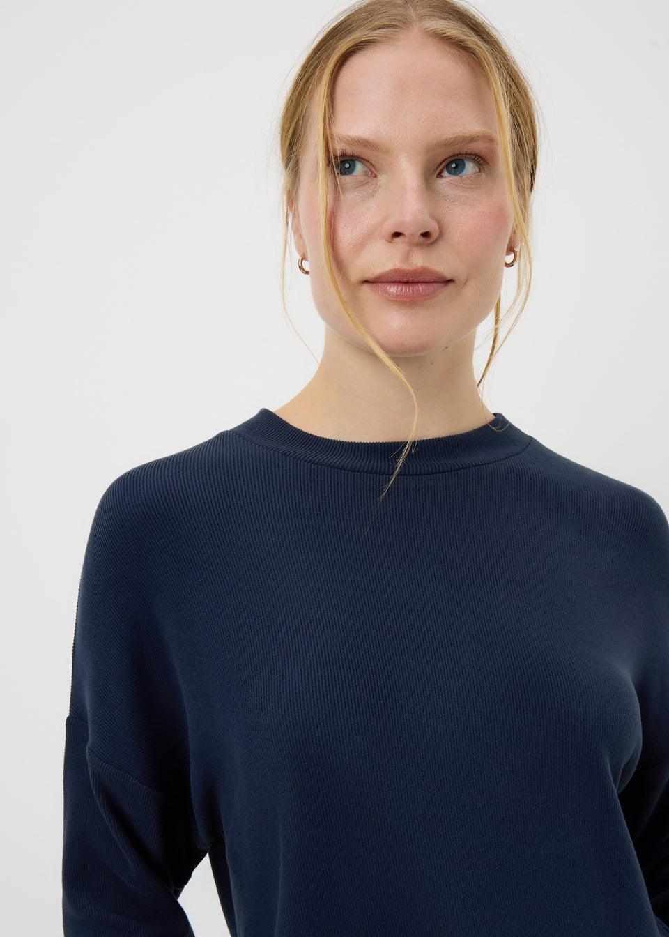 Navy Cuffed Lounge Set