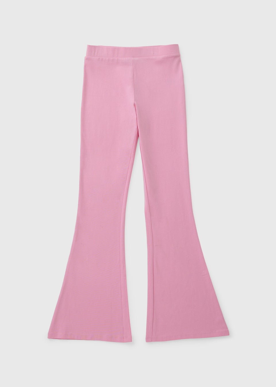 Girls Pink Flare Leggings (7-15yrs)