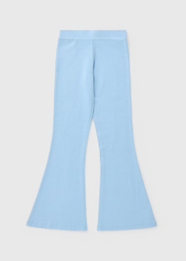 Girls Blue Flare Leggings (7-15yrs)