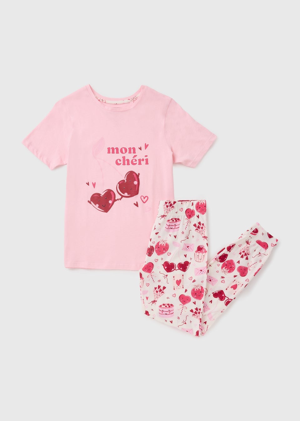 Pink Mon Cheri Pyjama Set