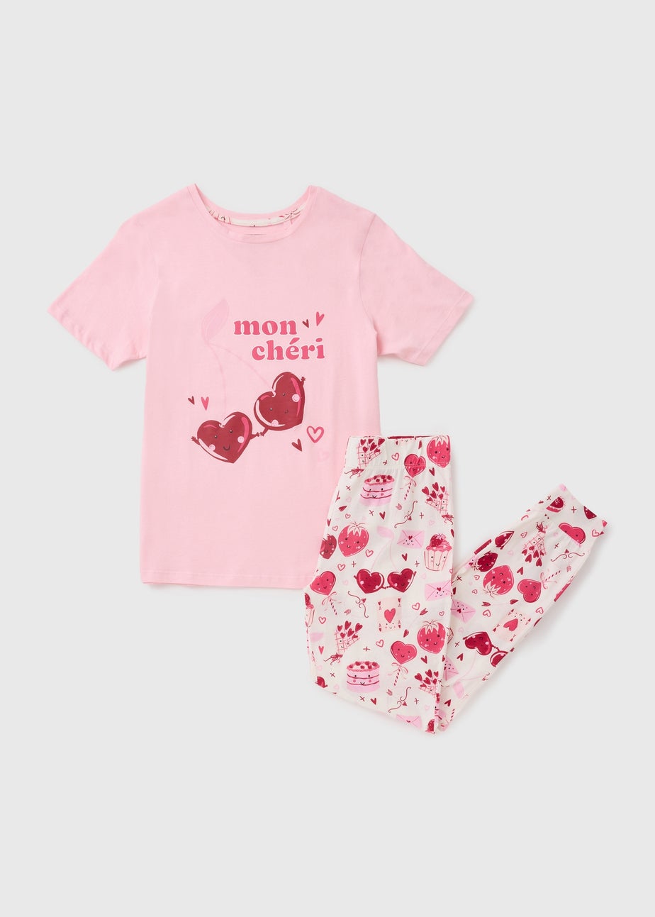 Pink Mon Cheri Pyjama Set